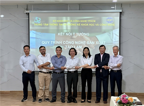 Kết nối ý tưởng nhân rộng mô hình nuôi trồng, sản xuất chế biến tảo lam, thương mại hóa nhiều sản phẩm phục vụ cho cộng đồng